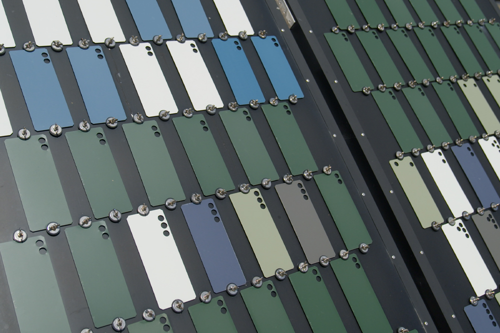 testing color swatches